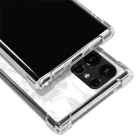Disney Alice in Wonderland (animated) Silhouette Curiouser and Curiouser Galaxy S22 Ultra Clear Case