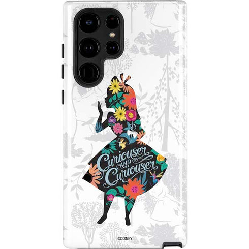Disney Alice in Wonderland (animated) Silhouette Curiouser and Curiouser Galaxy S22 Ultra Pro Case