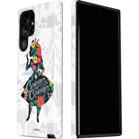 Disney Alice in Wonderland (animated) Silhouette Curiouser and Curiouser Galaxy S22 Ultra Pro Case
