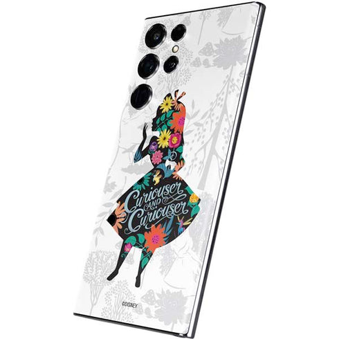 Disney Alice in Wonderland (animated) Silhouette Curiouser and Curiouser Galaxy S22 Ultra Skin