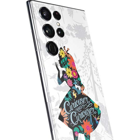 Disney Alice in Wonderland (animated) Silhouette Curiouser and Curiouser Galaxy S22 Ultra Skin