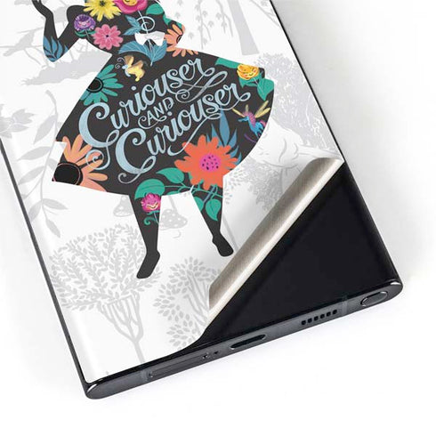 Disney Alice in Wonderland (animated) Silhouette Curiouser and Curiouser Galaxy S22 Ultra Skin