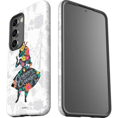 Disney Alice in Wonderland (animated) Silhouette Curiouser and Curiouser Galaxy S23 Plus Pro Case