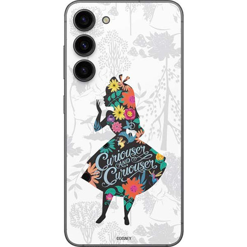 Disney Alice in Wonderland (animated) Silhouette Curiouser and Curiouser Galaxy S23 Plus Skin