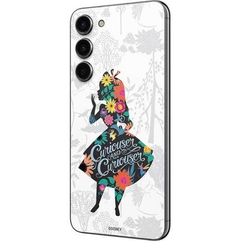 Disney Alice in Wonderland (animated) Silhouette Curiouser and Curiouser Galaxy S23 Plus Skin