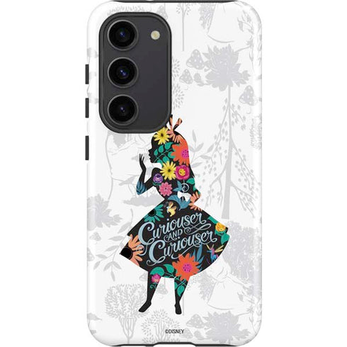 Disney Alice in Wonderland (animated) Silhouette Curiouser and Curiouser Galaxy S23 Pro Case