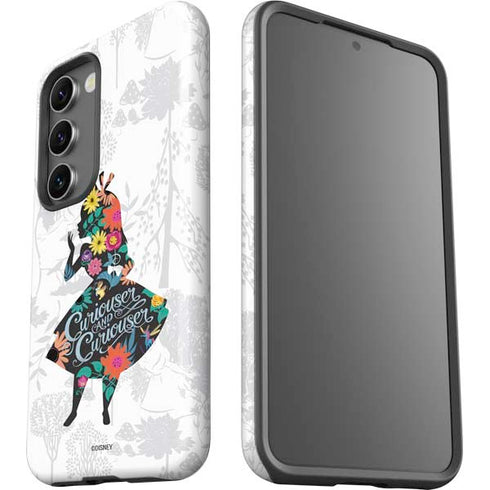 Disney Alice in Wonderland (animated) Silhouette Curiouser and Curiouser Galaxy S23 Pro Case