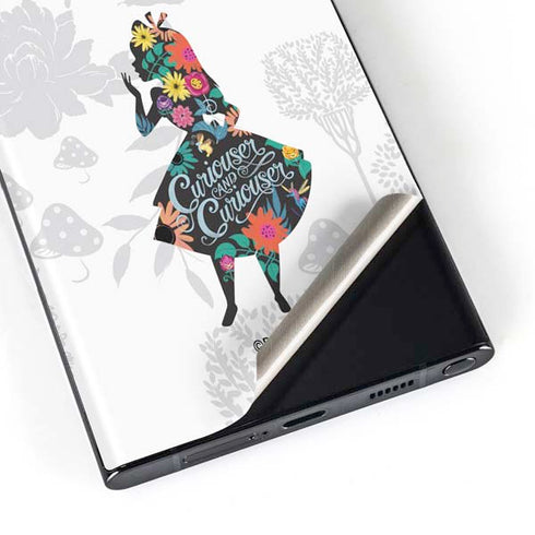 Disney Alice in Wonderland (animated) Silhouette Curiouser and Curiouser Galaxy S23 Ultra Skin