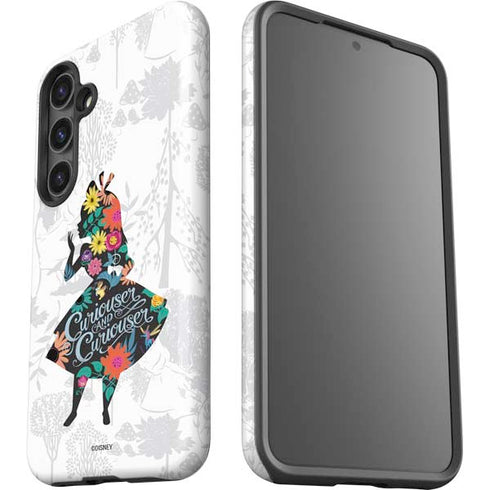 Disney Alice in Wonderland (animated) Silhouette Curiouser and Curiouser Galaxy S24 Impact Case