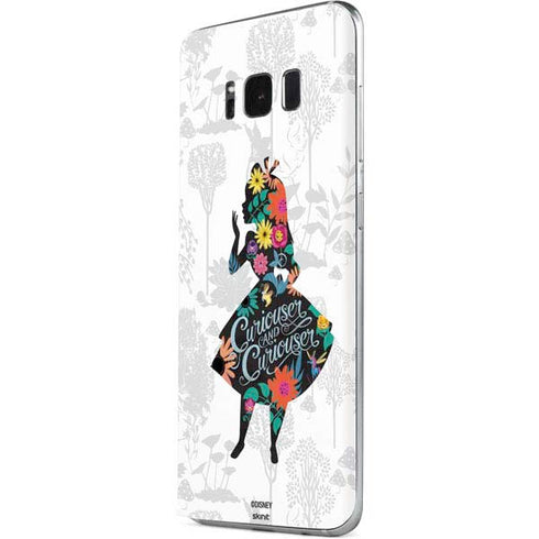 Disney Alice in Wonderland (animated) Silhouette Curiouser and Curiouser Galaxy S8 Skin