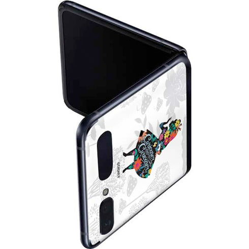 Disney Alice in Wonderland (animated) Silhouette Curiouser and Curiouser Galaxy Z Flip Skin