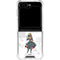 Disney Alice in Wonderland (animated) Silhouette Curiouser and Curiouser Galaxy Z Flip5 5G Clear Case