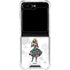 Disney Alice in Wonderland (animated) Silhouette Curiouser and Curiouser Galaxy Z Flip5 5G Clear Case