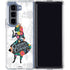 Disney Alice in Wonderland (animated) Silhouette Curiouser and Curiouser Galaxy Z Fold5 5G Clear Case