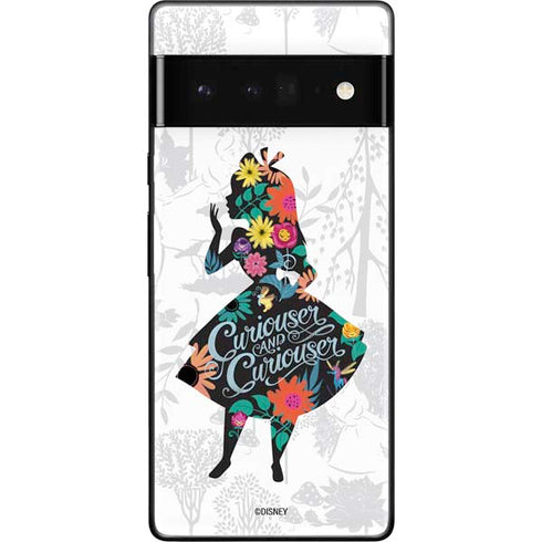 Disney Alice in Wonderland (animated) Silhouette Curiouser and Curiouser Google Pixel 6 Pro Skin