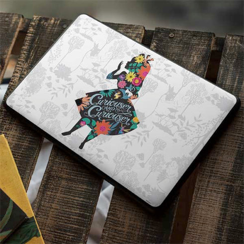 Disney Alice in Wonderland (animated) Silhouette Curiouser and Curiouser Google Pixelbook Go Skin