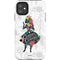 Disney Alice in Wonderland (animated) Silhouette Curiouser and Curiouser iPhone 11 Impact Case