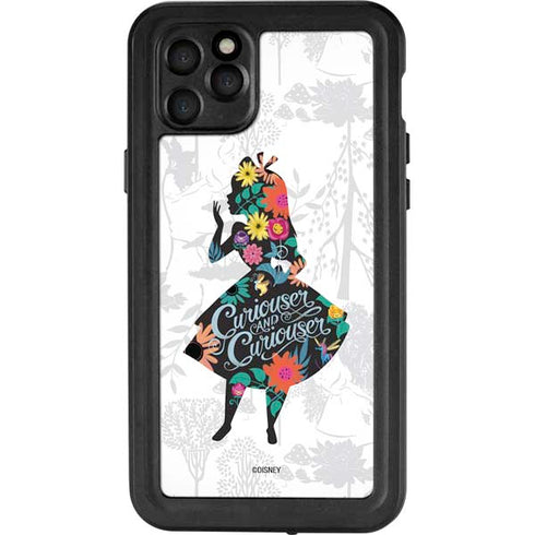 Disney Alice in Wonderland (animated) Silhouette Curiouser and Curiouser iPhone 11 Pro Max Waterproof Case