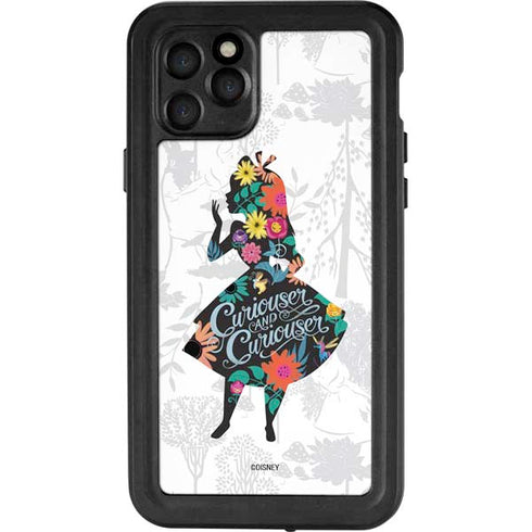 Disney Alice in Wonderland (animated) Silhouette Curiouser and Curiouser iPhone 11 Pro Waterproof Case