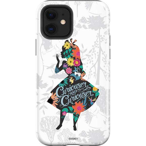 Disney Alice in Wonderland (animated) Silhouette Curiouser and Curiouser iPhone 12 Impact Case