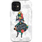 Disney Alice in Wonderland (animated) Silhouette Curiouser and Curiouser iPhone 12 Mini Impact Case
