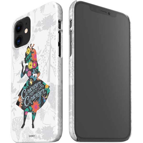 Disney Alice in Wonderland (animated) Silhouette Curiouser and Curiouser iPhone 12 Mini Lite Case