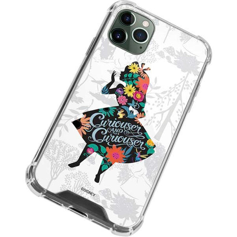 Disney Alice in Wonderland (animated) Silhouette Curiouser and Curiouser iPhone 12 Pro Clear Case