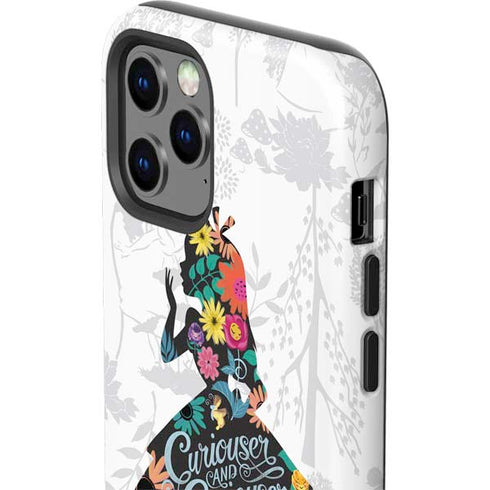 Disney Alice in Wonderland (animated) Silhouette Curiouser and Curiouser iPhone 12 Pro Impact Case