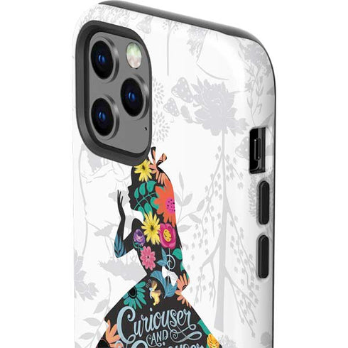 Disney Alice in Wonderland (animated) Silhouette Curiouser and Curiouser iPhone 12 Pro Max Impact Case