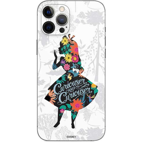 Disney Alice in Wonderland (animated) Silhouette Curiouser and Curiouser iPhone 12 Pro Max Skin