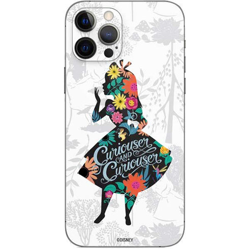 Disney Alice in Wonderland (animated) Silhouette Curiouser and Curiouser iPhone 12 Pro Skin