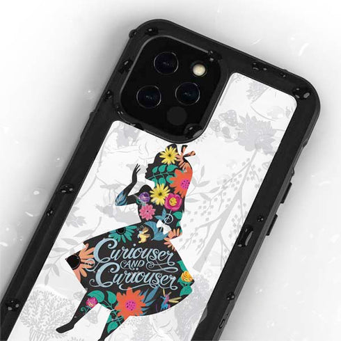 Disney Alice in Wonderland (animated) Silhouette Curiouser and Curiouser iPhone 12 Pro Waterproof Case