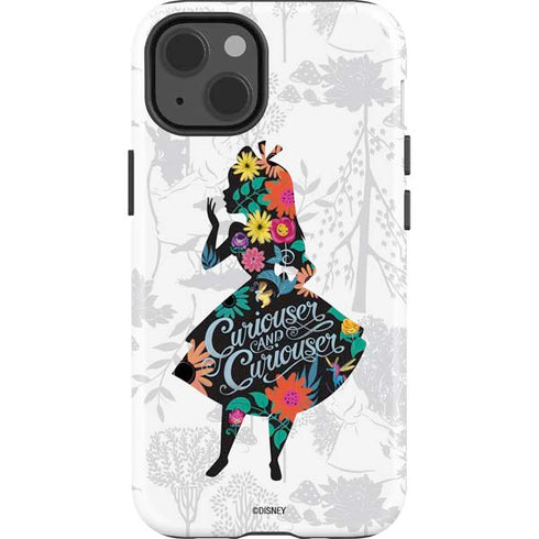 Disney Alice in Wonderland (animated) Silhouette Curiouser and Curiouser iPhone 13 Impact Case