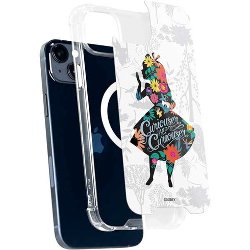 Disney Alice in Wonderland (animated) Silhouette Curiouser and Curiouser iPhone 13 MagSafe Case