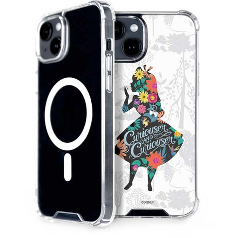 Disney Alice in Wonderland (animated) Silhouette Curiouser and Curiouser iPhone 13 MagSafe Case
