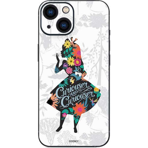 Disney Alice in Wonderland (animated) Silhouette Curiouser and Curiouser iPhone 13 Mini Skin