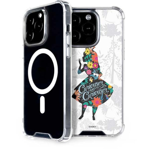 Disney Alice in Wonderland (animated) Silhouette Curiouser and Curiouser iPhone 13 Pro MagSafe Case