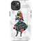 Disney Alice in Wonderland (animated) Silhouette Curiouser and Curiouser iPhone 14 Impact Case