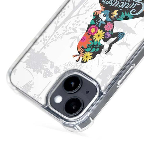 Disney Alice in Wonderland (animated) Silhouette Curiouser and Curiouser iPhone 15 Plus MagSafe Case