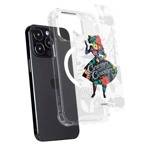 Disney Alice in Wonderland (animated) Silhouette Curiouser and Curiouser iPhone 15 Pro Max MagSafe Case