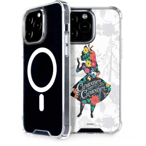 Disney Alice in Wonderland (animated) Silhouette Curiouser and Curiouser iPhone 14 Pro Max MagSafe Case