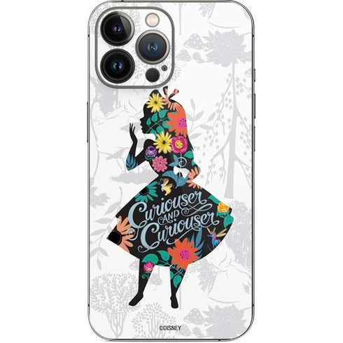 Disney Alice in Wonderland (animated) Silhouette Curiouser and Curiouser iPhone 14 Pro Max Skin