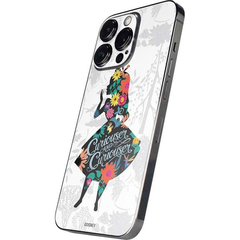 Disney Alice in Wonderland (animated) Silhouette Curiouser and Curiouser iPhone 14 Pro Max Skin