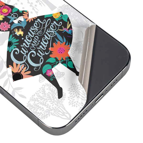 Disney Alice in Wonderland (animated) Silhouette Curiouser and Curiouser iPhone 14 Pro Max Skin