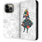 Disney Alice in Wonderland (animated) Silhouette Curiouser and Curiouser iPhone 15 Pro Max Folio Case