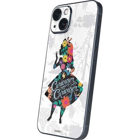 Disney Alice in Wonderland (animated) Silhouette Curiouser and Curiouser iPhone 15 Skin