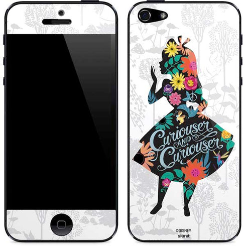 Disney Alice in Wonderland (animated) Silhouette Curiouser and Curiouser iPhone 5/5s/5SE Skin