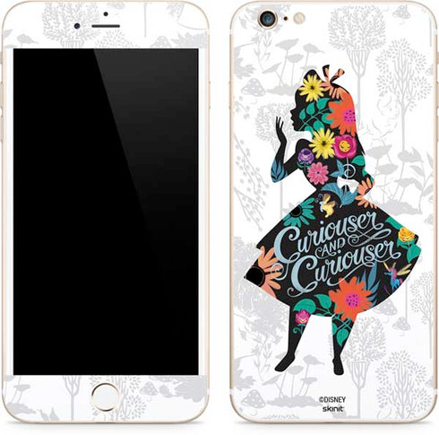 Disney Alice in Wonderland (animated) Silhouette Curiouser and Curiouser iPhone 6/6s Plus Skin