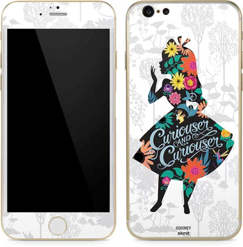 Disney Alice in Wonderland (animated) Silhouette Curiouser and Curiouser iPhone 6/6s Skin