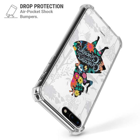 Disney Alice in Wonderland (animated) Silhouette Curiouser and Curiouser iPhone 7/8 Plus Clear Case